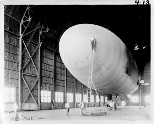 A-4 in Wingfoot Hangar.