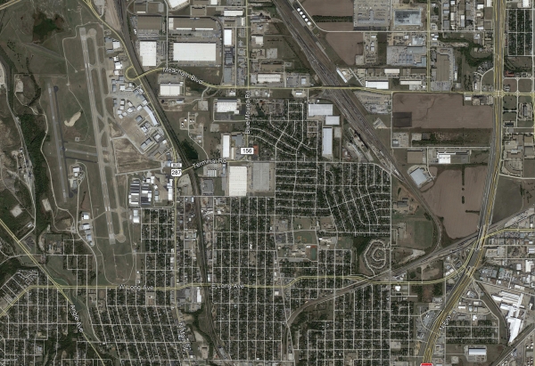 Fort Worth area map