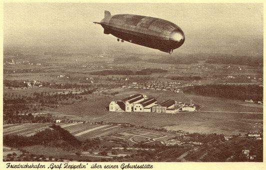 1978 Zeppelin,LZ 127 over SIBIU/Hermannstadt in 1929,Romania,FDC maxi card