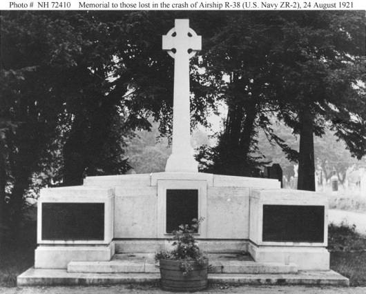 R-38 Memorial at Hull. 